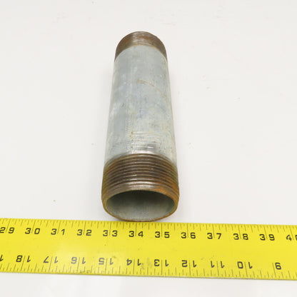 2-1/2" NPT Galvanized Pipe Nipple 9" OAL