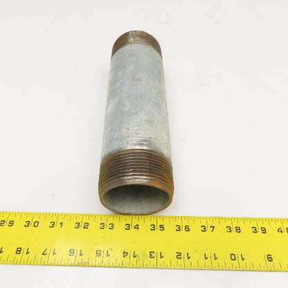 2-1/2" NPT Galvanized Pipe Nipple 9" OAL