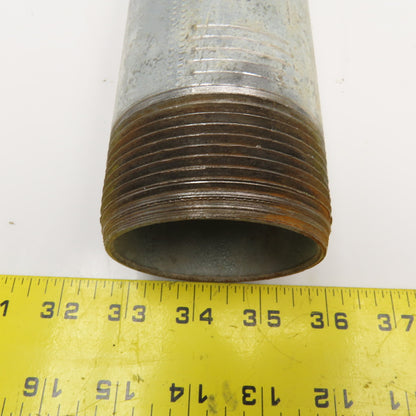 2-1/2" NPT Galvanized Pipe Nipple 9" OAL