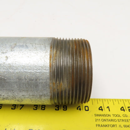 2-1/2" NPT Galvanized Pipe Nipple 9" OAL