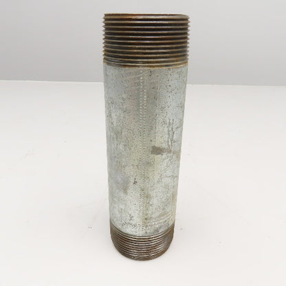 2-1/2" NPT Galvanized Pipe Nipple 9" OAL