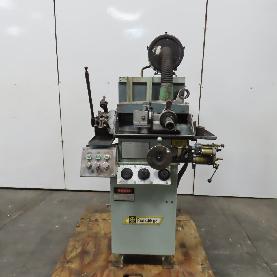 Giddings & Lewis HC ExactaMatic Drill Point Grinder 208/460V 3PH Mist Collector