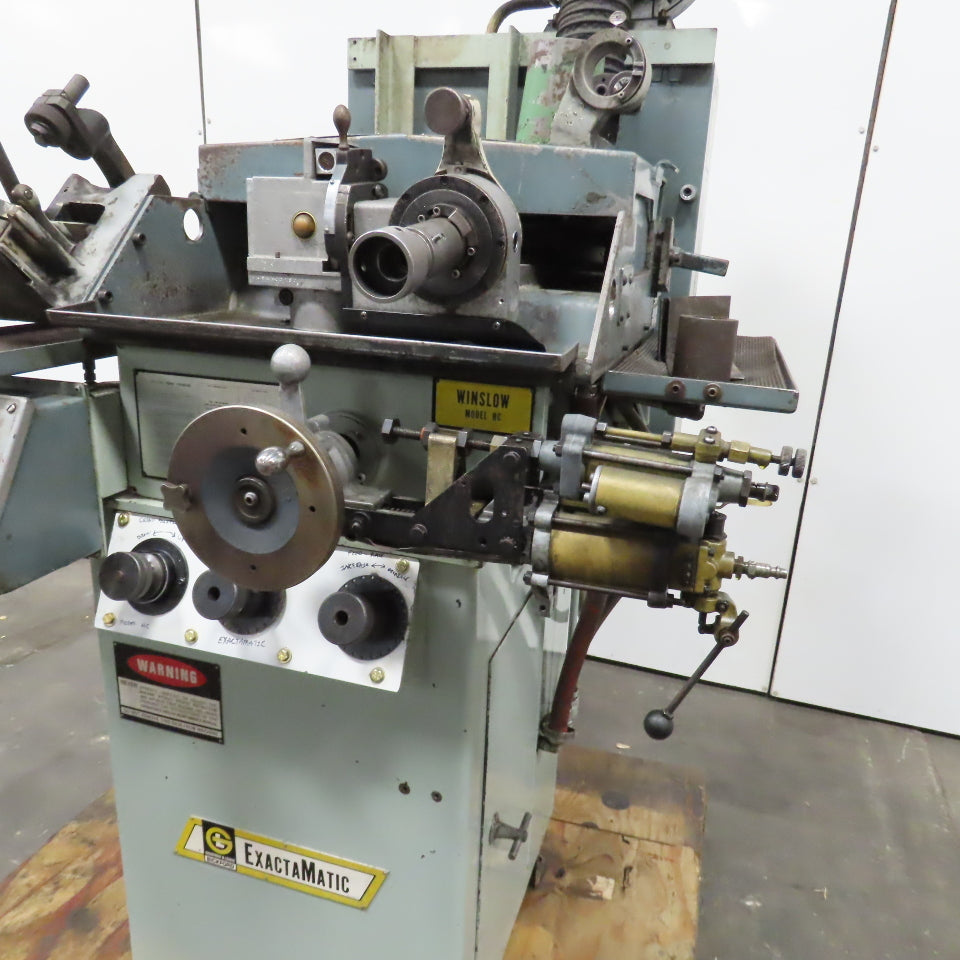 Giddings & Lewis HC ExactaMatic Drill Point Grinder 208/460V 3PH Mist Collector