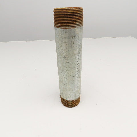 2-1/2" NPT Galvanized Pipe Nipple 12" OAL