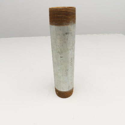 2-1/2" NPT Galvanized Pipe Nipple 12" OAL