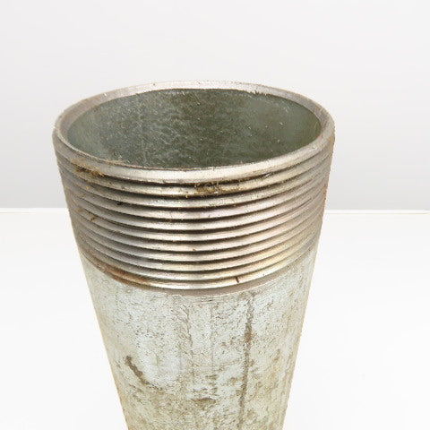 3" NPT Galvanized Pipe Nipple 18" OAL