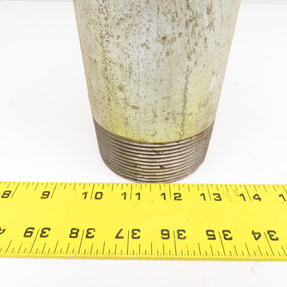 3" NPT Galvanized Pipe Nipple 18" OAL