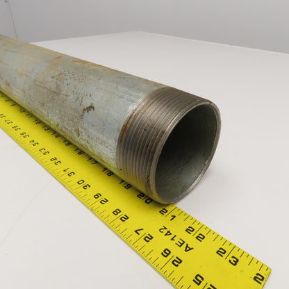 3" NPT Galvanized Pipe Nipple 18" OAL