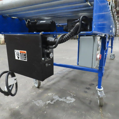 Best Connect 28" x 10' Power Roller MDR Batching Conveyor 115V 1PH 0-58FPM