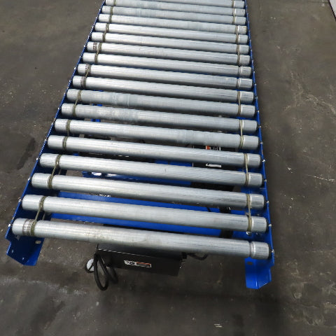 Best Connect 28" x 10' Power Roller MDR Batching Conveyor 115V 1PH 0-58FPM