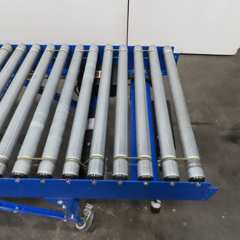 Best Connect 28" x 10' Power Roller MDR Batching Conveyor 115V 1PH 0-58FPM