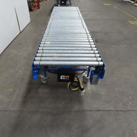 Best Connect 28" x 10' Power Roller MDR Batching Conveyor 115V 1PH 0-58FPM