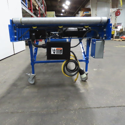 Best Connect 28" x 10' Power Roller MDR Batching Conveyor 115V 1PH 0-58FPM