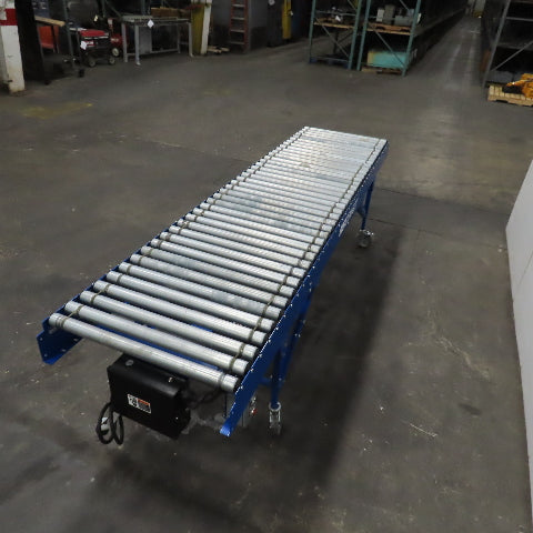 Best Connect 28" x 10' Power Roller MDR Batching Conveyor 115V 1PH 0-58FPM