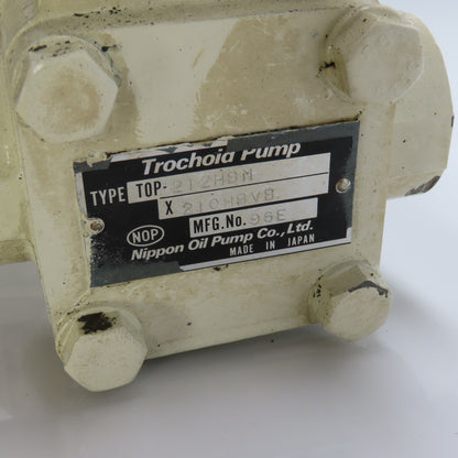 Nippon 212HBM FELQ-8T 0.75kW Trochoid Oil Pump & Motor 200/220V 3PH Tested