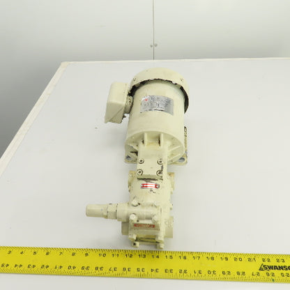 Nippon 212HBM FELQ-8T 0.75kW Trochoid Oil Pump & Motor 200/220V 3PH Tested