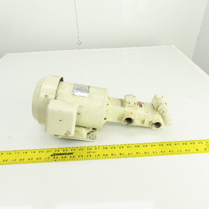 Nippon 212HBM FELQ-8T 0.75kW Trochoid Oil Pump & Motor 200/220V 3PH Tested