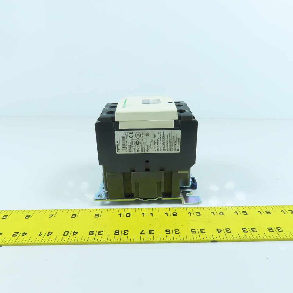 Schneider LC1D40 600V 40A Rail Mount Contactor 5-30HP 120V Coil