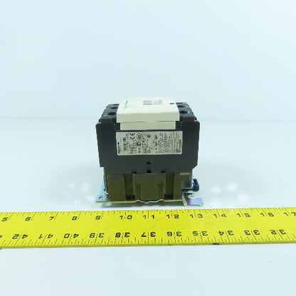 Schneider LC1D40 600V 40A Rail Mount Contactor 5-30HP 120V Coil