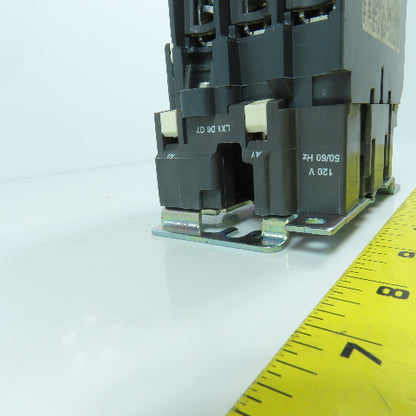 Schneider LC1D40 600V 40A Rail Mount Contactor 5-30HP 120V Coil
