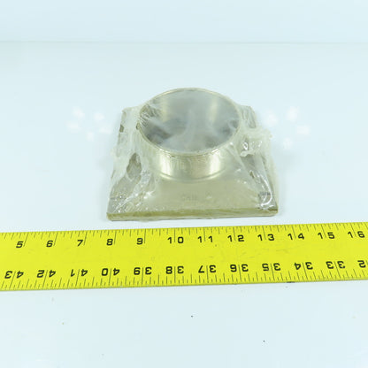 Josam 6S Nikaloy Strainer 6" x 6" Square Top Bronze Finish