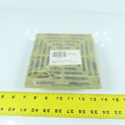 Josam 6S Nikaloy Strainer 6" x 6" Square Top Bronze Finish