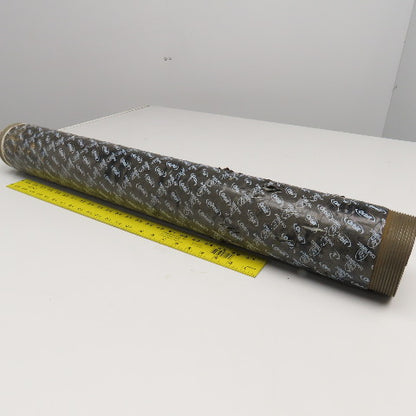 4" NPT Sch. 40 Galvanized Pipe Nipple 34" OAL