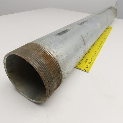 4" NPT Sch. 40 Galvanized Pipe Nipple 40" OAL