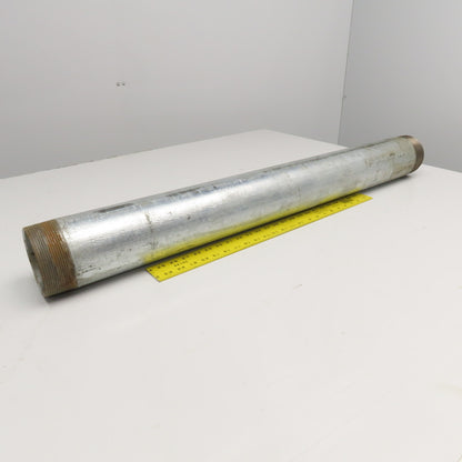 4" NPT Sch. 40 Galvanized Pipe Nipple 40" OAL