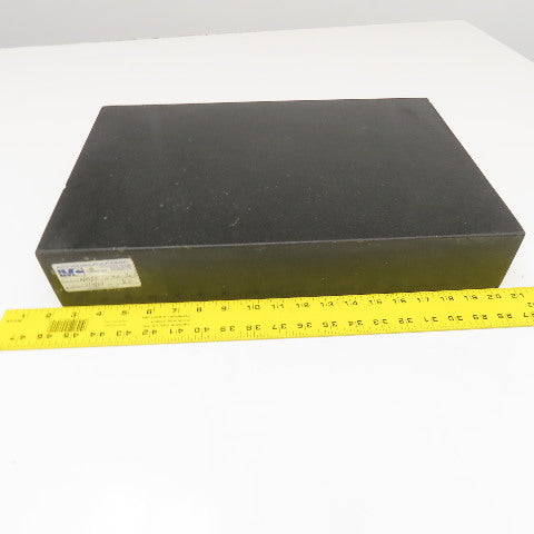 18" x 12" x 3" Thick Black Granite Layout Measurement Surface Plate
