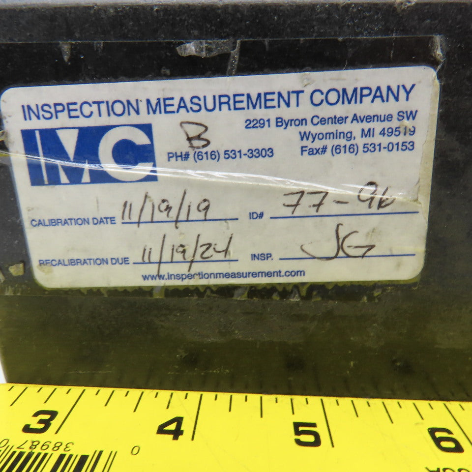 18" x 12" x 3" Thick Black Granite Layout Measurement Surface Plate