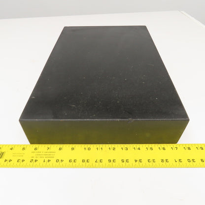 18" x 12" x 3" Thick Black Granite Layout Measurement Surface Plate