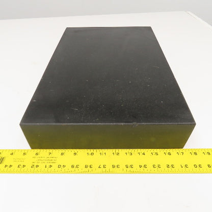 18" x 12" x 3" Thick Black Granite Layout Measurement Surface Plate