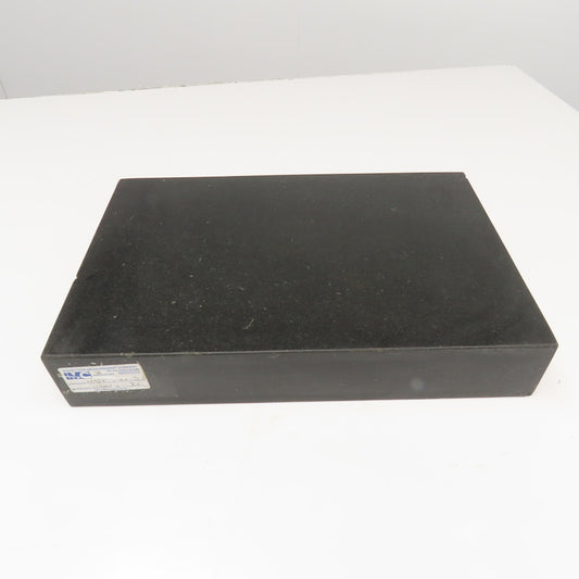 18" x 12" x 3" Thick Black Granite Layout Measurement Surface Plate