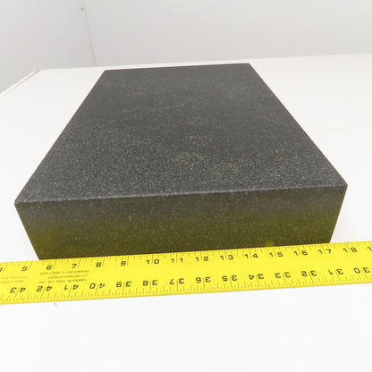 18" x 12" x 3" Thick Black Granite Layout Measurement Surface Plate
