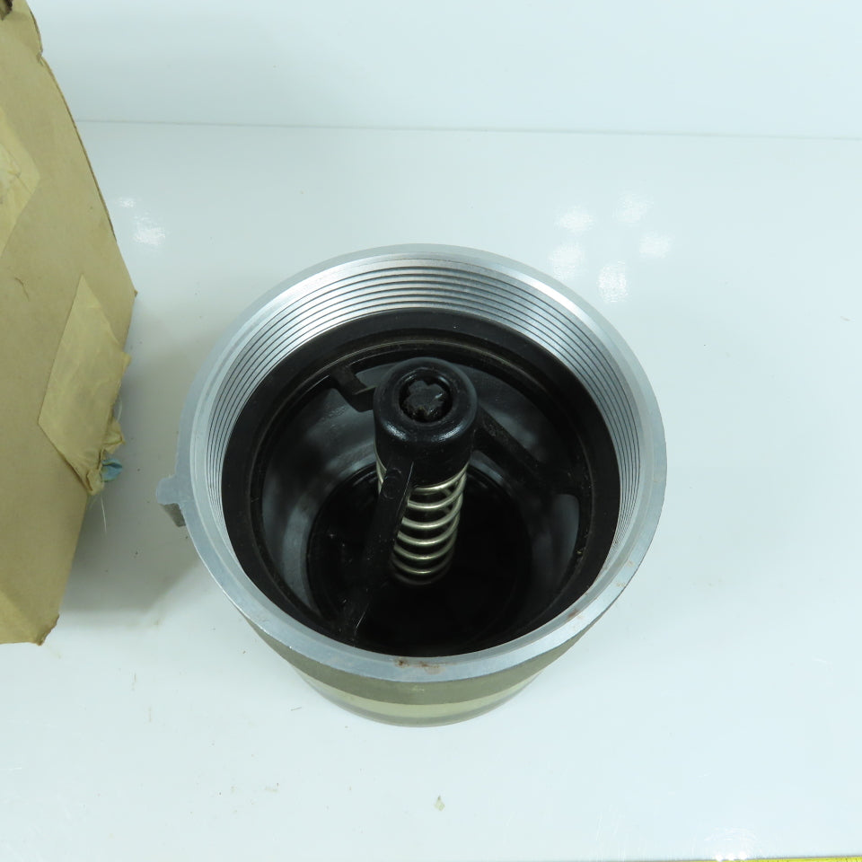 Franklin 30021001 4" Anodized Aluminum Vapor Check Valve Adapter