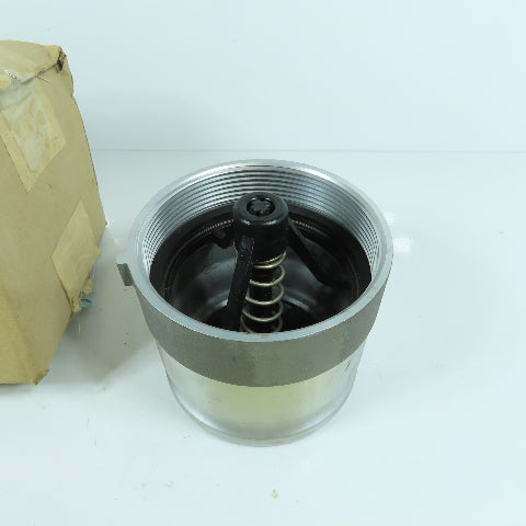 Franklin 30021001 4" Anodized Aluminum Vapor Check Valve Adapter