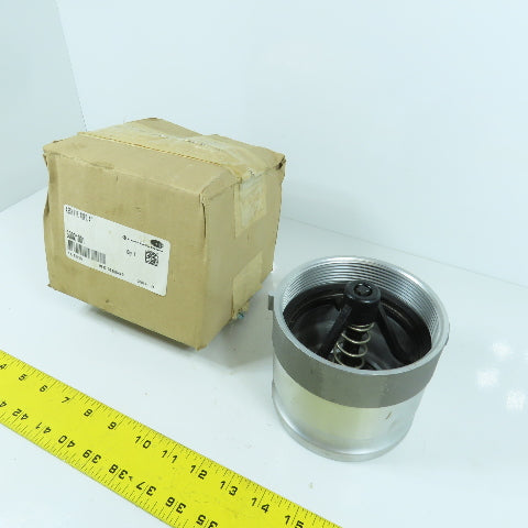 Franklin 30021001 4" Anodized Aluminum Vapor Check Valve Adapter