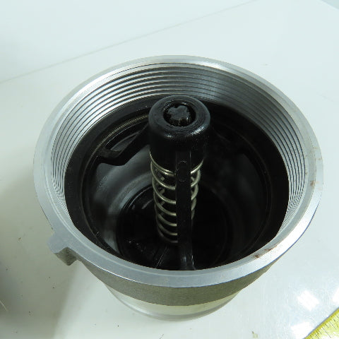 Franklin 30021001 4" Anodized Aluminum Vapor Check Valve Adapter