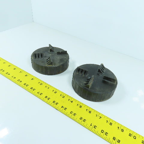 Universal Valve Co. 418-4 4" Pipe Threaded Dust Cap Lot Of 2