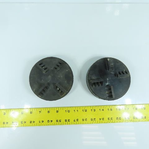 Universal Valve Co. 418-4 4" Pipe Threaded Dust Cap Lot Of 2