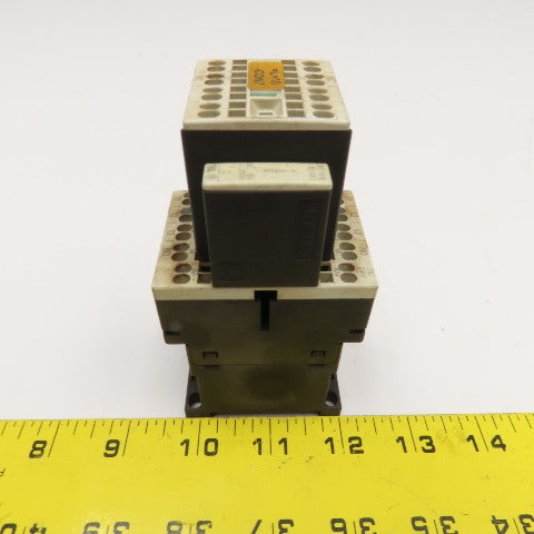 Siemens 3RT1016-2BB41 600VAC 20A Contactor Relay W/ Aux. 3RH1911-2HA12 24V Coil