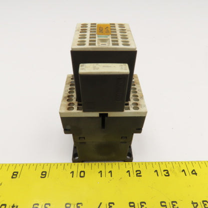 Siemens 3RT1016-2BB41 600VAC 20A Contactor Relay W/ Aux. 3RH1911-2HA12 24V Coil