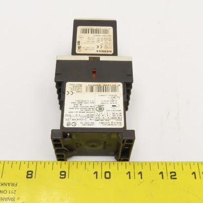 Siemens 3RT1016-2BB41 600VAC 20A Contactor Relay W/ Aux. 3RH1911-2HA12 24V Coil