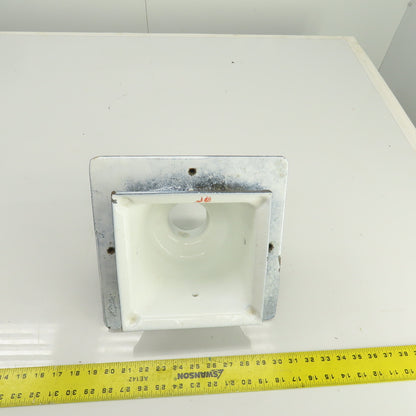 Josam 49303-Z 8" Square Cast Iron Floor Sink 3" No Hub Outlet
