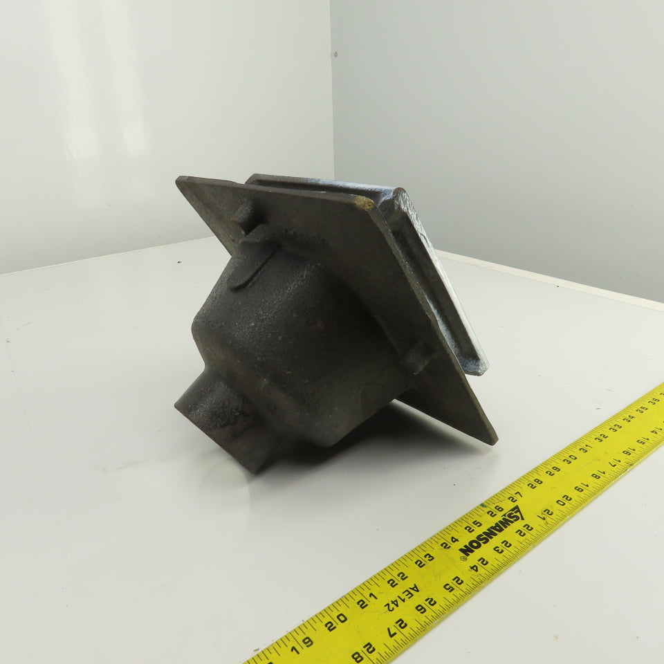 Josam 49303-Z 8" Square Cast Iron Floor Sink 3" No Hub Outlet
