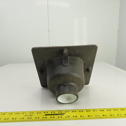 Josam 49303-Z 8" Square Cast Iron Floor Sink 3" No Hub Outlet