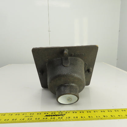 Josam 49303-Z 8" Square Cast Iron Floor Sink 3" No Hub Outlet