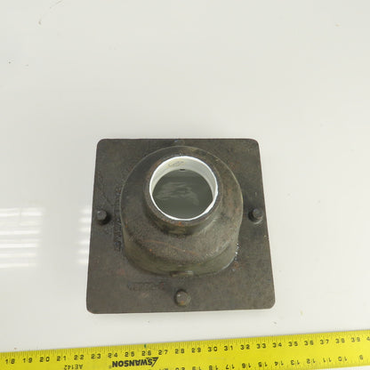 Josam 49303-Z 8" Square Cast Iron Floor Sink 3" No Hub Outlet