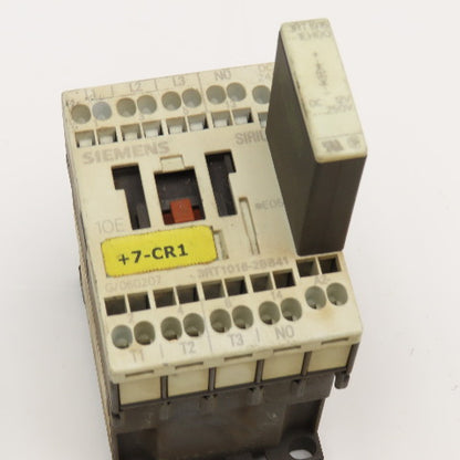 Siemens 3RT1016-2BB41 600VAC 20A Contactor Relay 24V Coil